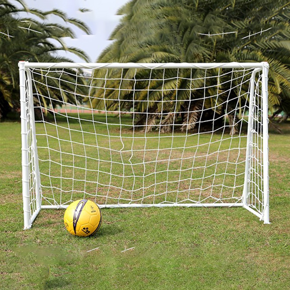1 Pcs Wit Draagbare Voetbal Netto 6x4ft Voetbal Doelpaal Netto Voetbal Accessoires Outdoor Sport Training Match Tool