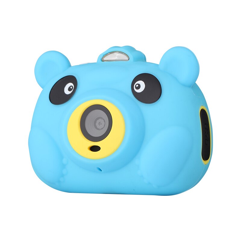 Aparat dziecięcy 3200W Mini Kids 2 "aparat cyfrowy HD Video Mp3/MP4 aparat fotograficzny dla dziewczynek/chłopców: Niebieski / 8G card