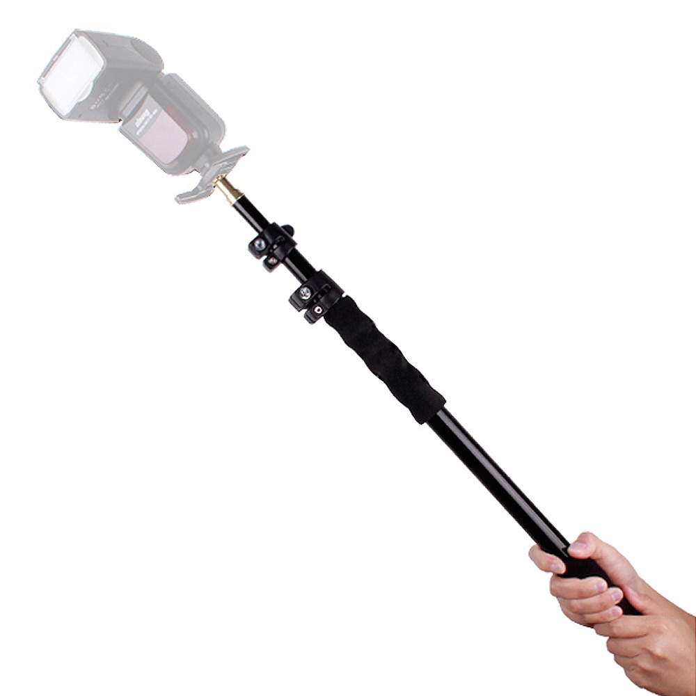 Aluminum Alloy Handheld Hand Held Grip Rig Support Rod Flash Light Speedlite Microphone Holder