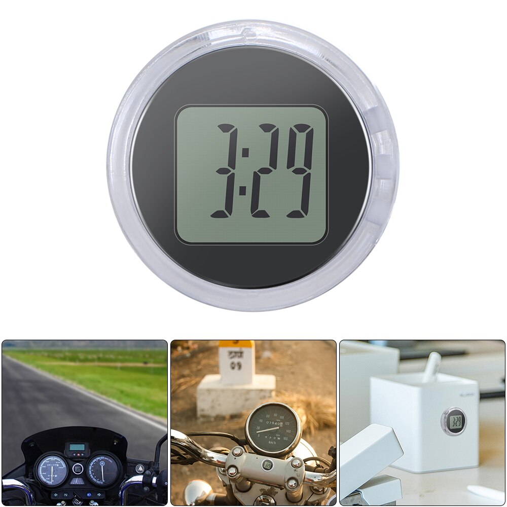 Universele Motorfiets Digitale Klokken Horloge Waterdicht IP64 Mini Stick-On Motor Mount Horloge met Stopwatch