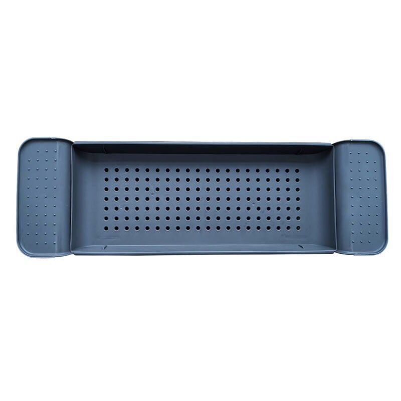 Bandeja de baño de plástico multiusos ajustable, bandeja para bañera, soporte de libro para ducha, vino, herramienta de cocina, escurridor de baño, cocina