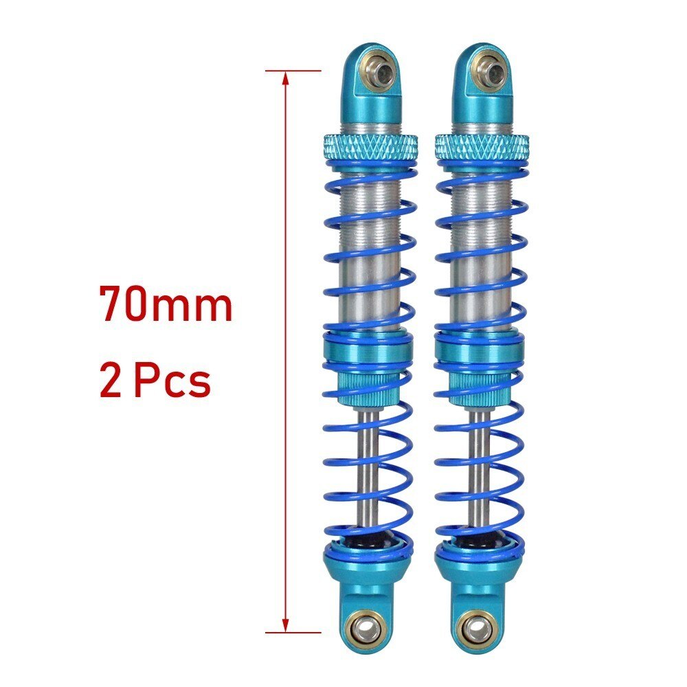 Öl Einstellbare 80mm 90mm 100mm 110mm 120mm Metall Stoßdämpfer Dämpfer Für 1/10 Rc Auto teile Lkw Crawler Axial Scx10 Trx4 D90: 70mm 2pcs