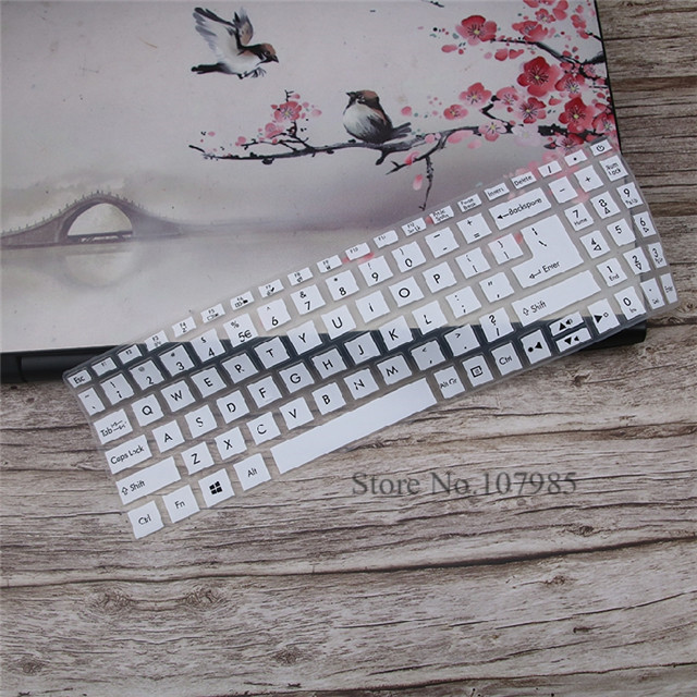 For Acer aspire 5 A515-56 A515-56g a515-55g a515-55 a515-54 a515-53g / Aspire 5 A515-55G 15.6 inch Laptop Keyboard Cover Skin: White