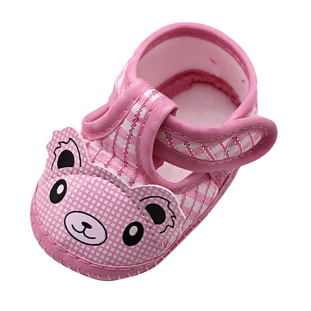 Babyschoenen Schoenen Voor Pasgeboren Baby Meisjes Cartoon Kleine Beer Prewalker Zachte Zool Enkele Schoenen Sneakers Детская Обувь Zapatos: C / 12
