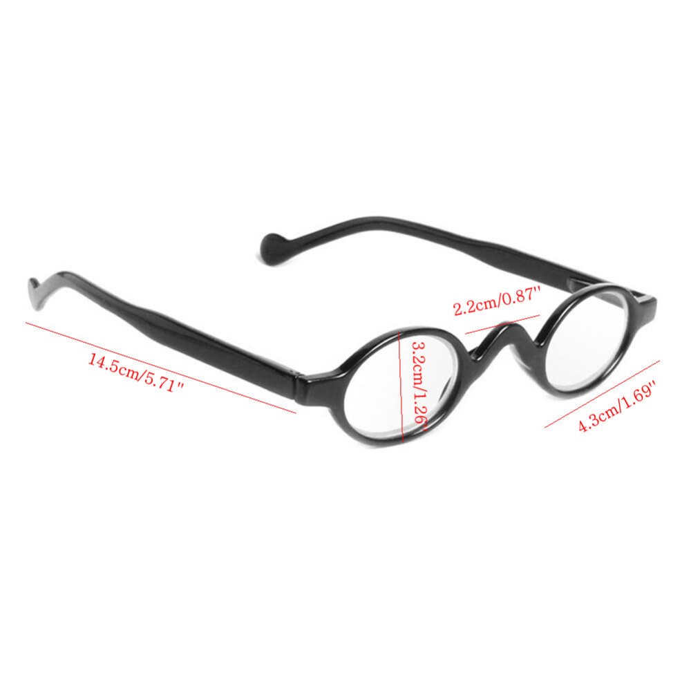 Vintage Kleine Ronde Frame Mannen Vrouwen Lezers Leesbril Verziend Glazen