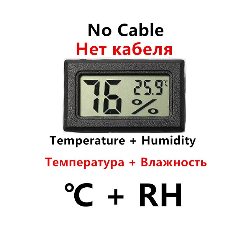 Mini Digital Indoor Temperature Sensor LCD Humidity Meter Thermometer Hygrometer Gauge Fridge Convenient Digital thermometer: gray