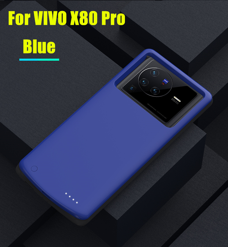 10000 mah powerbank für vivo  x80 Profi, externe akkuhülle, ladehülle für vivo  x80: Armeegrün