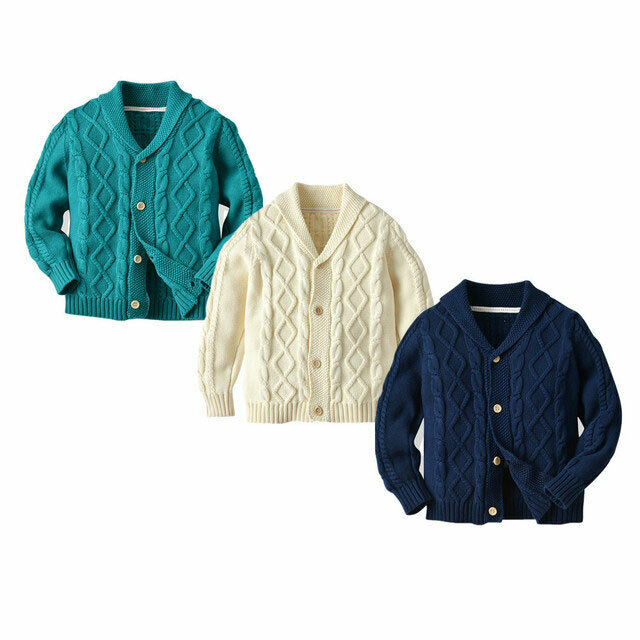 Crianças meninos meninas camisola jaquetas ao ar livre casacos cardigan malhas novos casacos casuais crianças camisola meninos