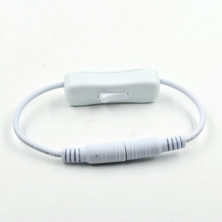 1pcs 12V LED lamp power cord with switch monitoring DC power switch cable power cord switch