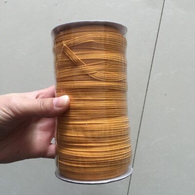 2/5Meter/viel 6mm Elastische Band Gold Draht funkeln Elastische Spandex Band für trimmen NäHenne Stoff DIY Kleid NäHenne Zubehör: Gold Gelb / 5Garten