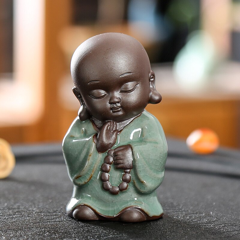 Handgjorda hantverk heminredning kina tur feng shui små ornament skrivbordsdekorationer buddha statyer te husdjur