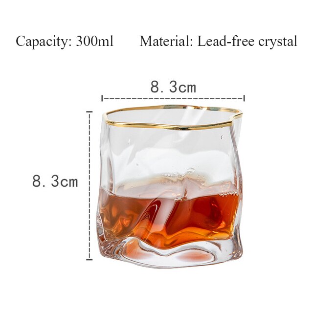 Set di Bicchieri da Whisky in Cristallo Inciso Senza Piombo, Design Oxford, Set Set di Bicchieri da Whisky in Cristallo Inciso Senza Piombo, Design Oxford, Set