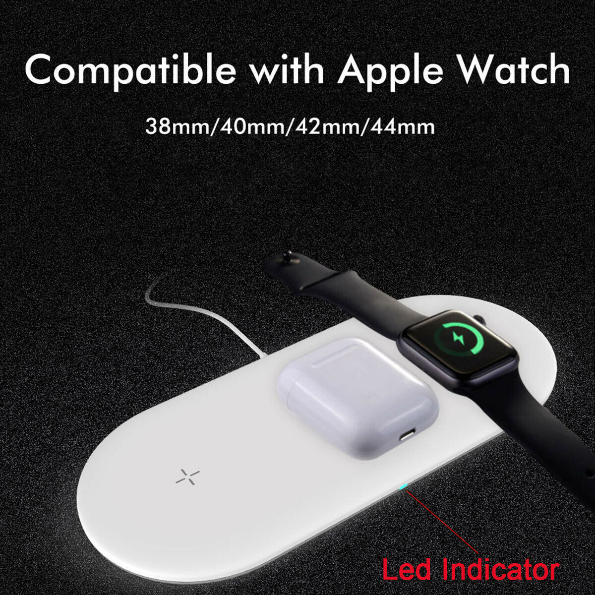 3 in 1 10w qi trådløs oplader til iphone x xs max  xr 8 plus hurtig opladning til samsung  s10 s9 s8 note 8 usb telefon oplader pad