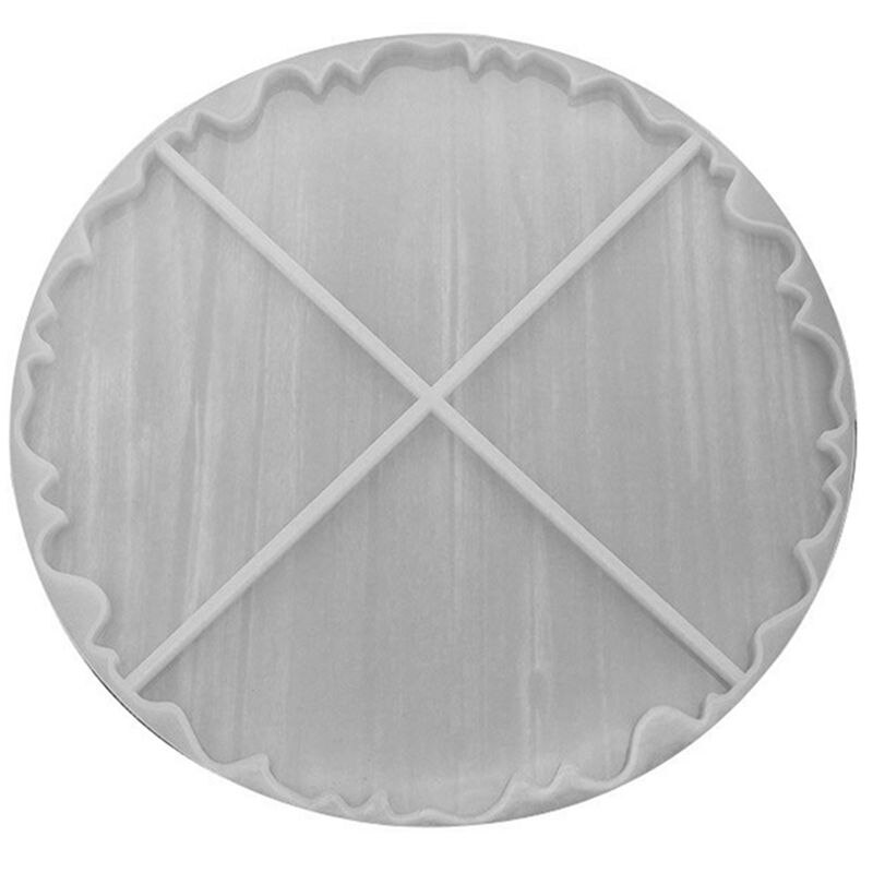 Agaat plak siliconen hars mal, onregelmatige onderzetter mal & grote agaat onderzetter hars mallen 1 pak puzzel siliconen mal