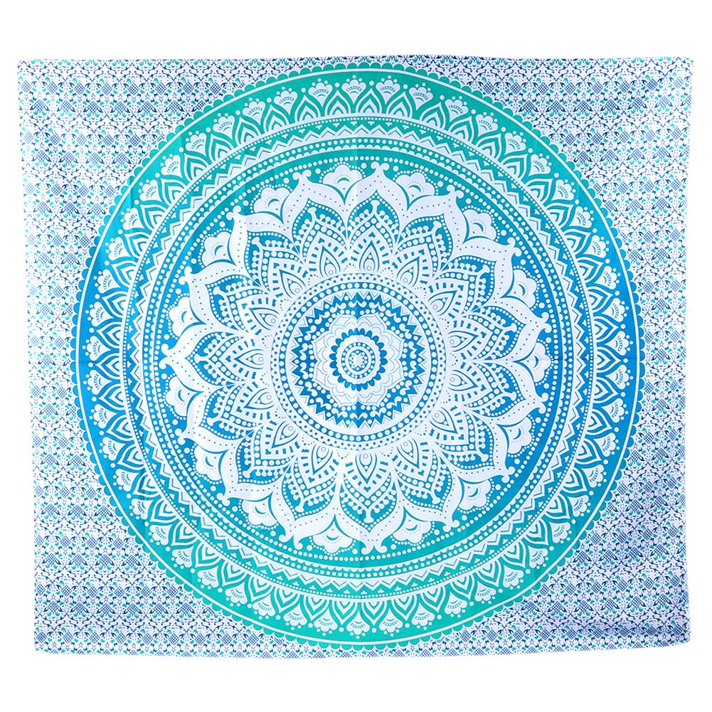 Toalla de playa y esterillas de Yoga, alfombra de Mandala, tapicería de poliéster, colgante de pared, decoración para sala de estar, Hotel familiar, Retro, bohemio