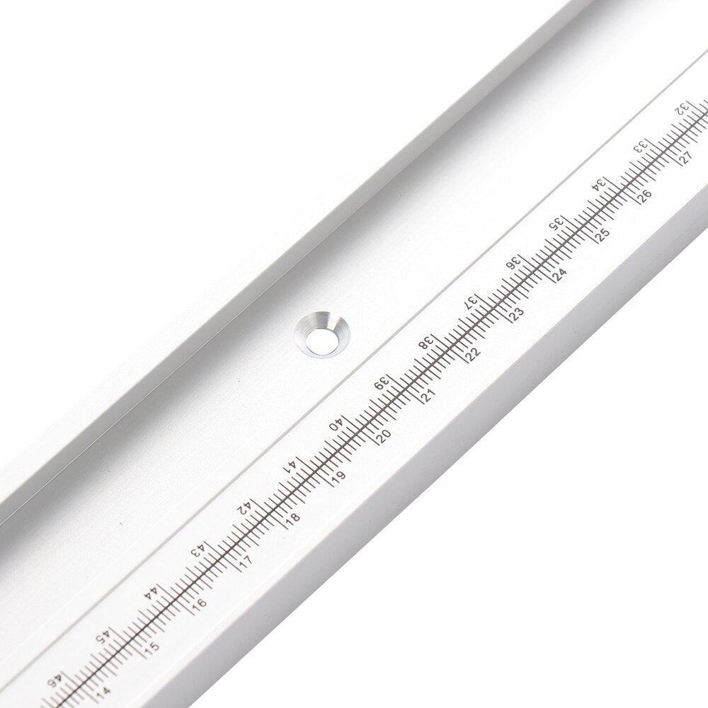 T-slot Miter Track Aluminum T-Track Woodworking Supplies Miter Track with Scale Miter Track Stop 400/500/600/800/1000/1200mm