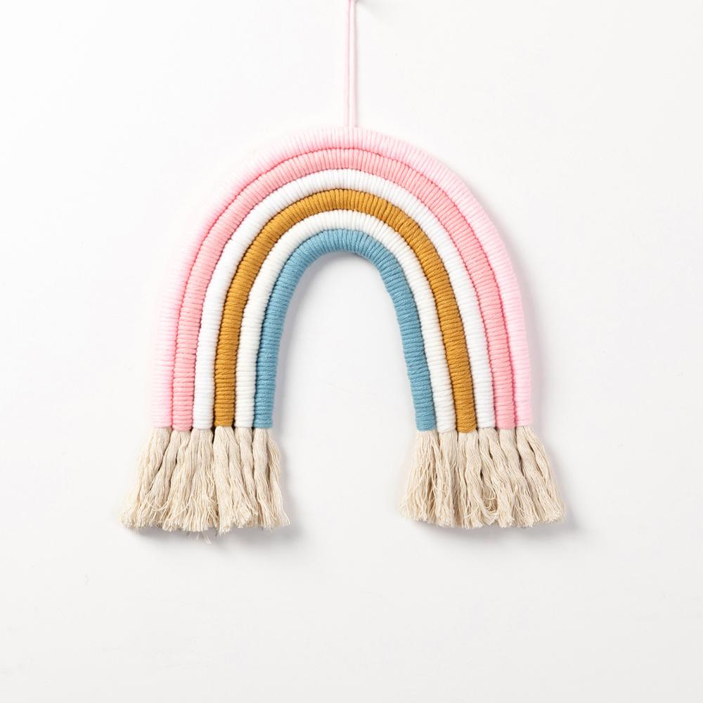 Regenboog Nordic Muur Opknoping Speelgoed Europese Pluche Speelgoed Voor Baby Boy Meisjes Kamer Decoratie Nursery Kinderen Kids Interieur Decor