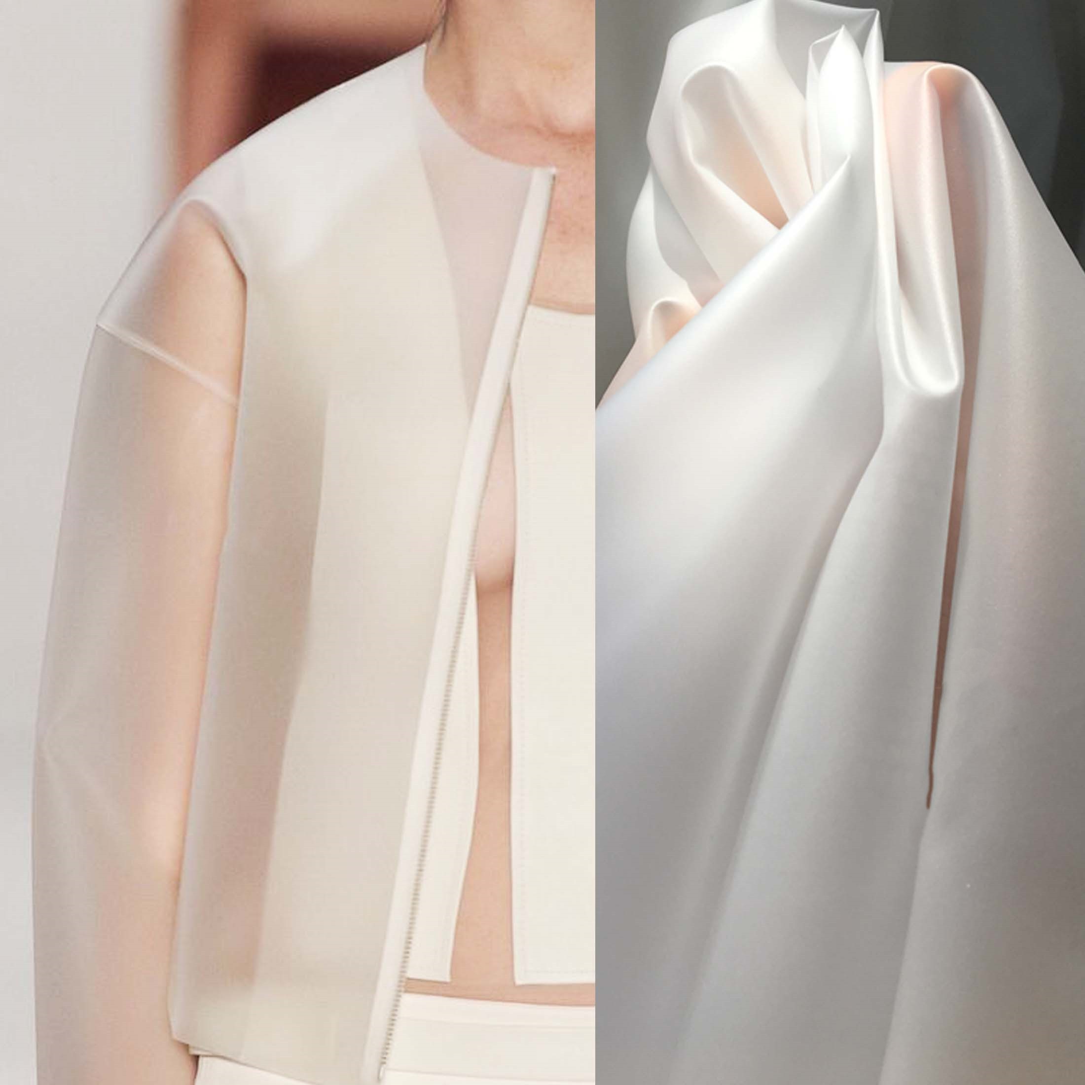 Frosted Translucent Matte Tpu Stof Perspectief Wind Regenjas Diy Tas Stof Plastic Film Waterdichte