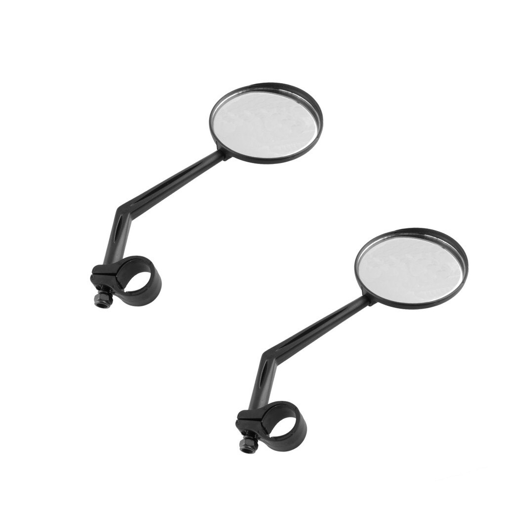 2pc accesorios de espejo de bicicleta espejo de ángulo de amplio rango para espejos de manillar de bicicleta espejo de visión trasera de ciclo giratorio para todoterreno, MTB: Default Title