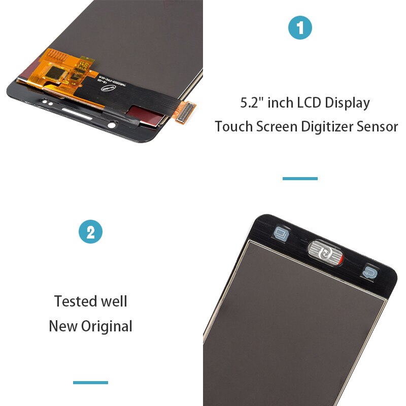 Ensemble écran tactile LCD de remplacement, pour Samsung A5 A510 A510F A510M, SM-A510F, Original