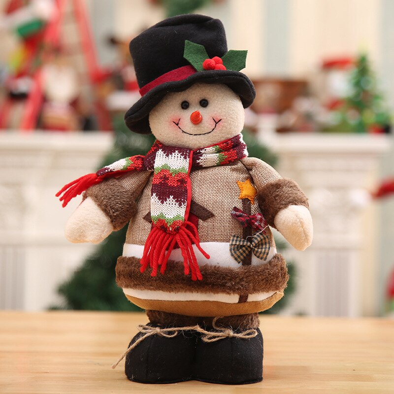 Christmas snowman elk santa decoration hotel shopping mall Christmas decorations: snowman