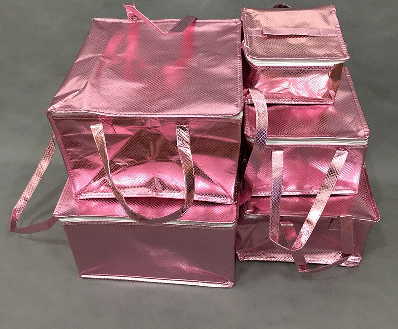 Insulated Picnic Cooler Bags Cake Pizza Lunch Picnic Box Insulated Cool Handbags Ice Pack Thermo Portable Insulation box DJFEN