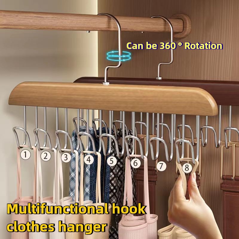 Multifunktionel bæltebøjle tøjorganisator holdbar opbevaringsløsning til kvinder garderobetilbehør bh-remholder