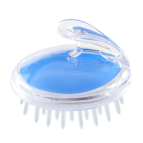 Cepillos de silicona para perros y gatos, cepillo de lavado para baño, masaje suave, limpieza del pelo, ducha: Blue1