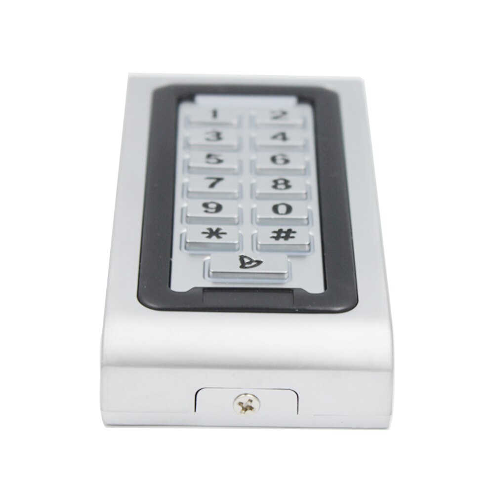 RFID Keypad Access Control System Proximity Card Reader 2000 User Standalone Door Access Control Metal Case Wiegand Input Output