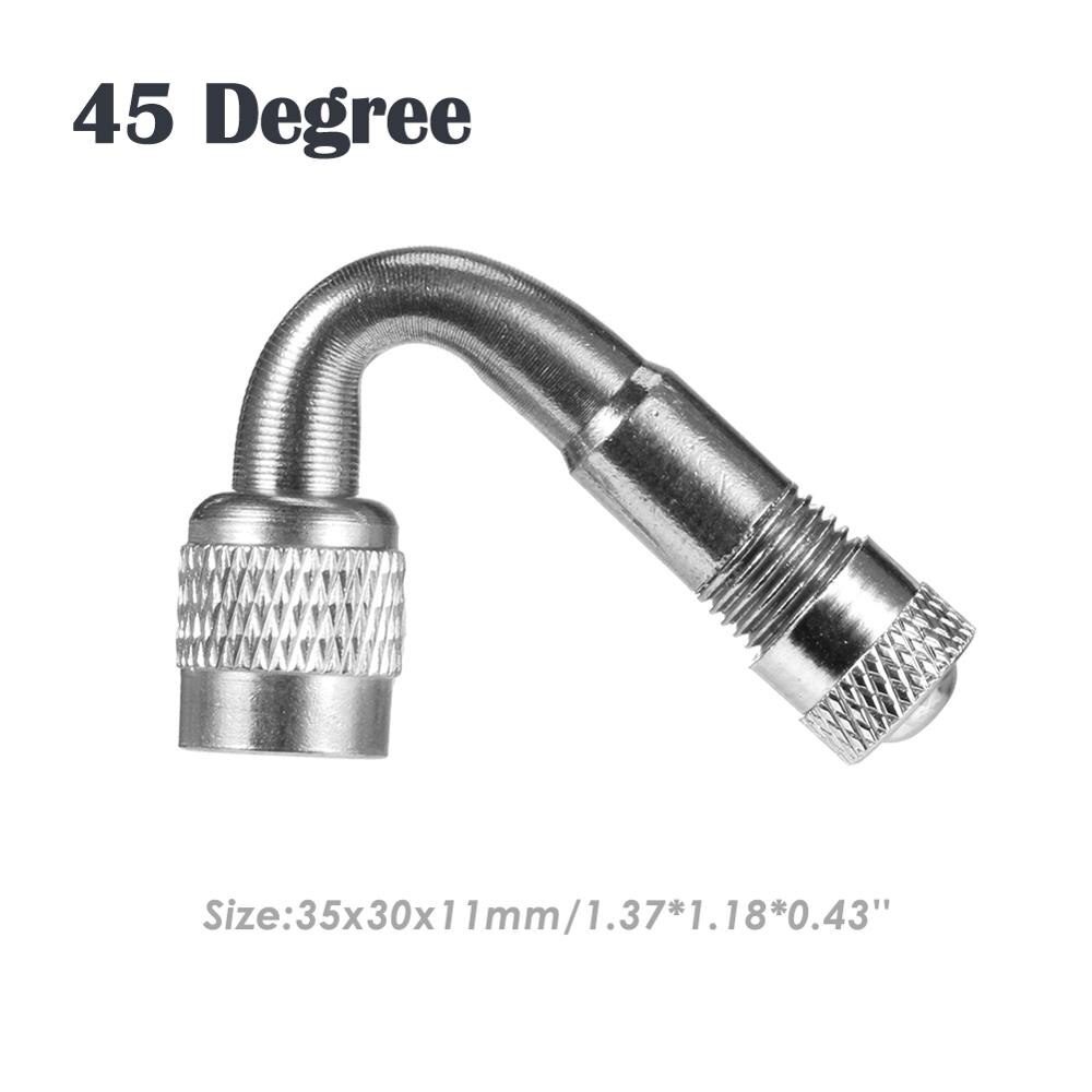 45/90/135 Degree Brass Air Tyre Valve Extension Motorcycle Car Bicycle Air Tyre Valve Caps Schrader Valve: 04