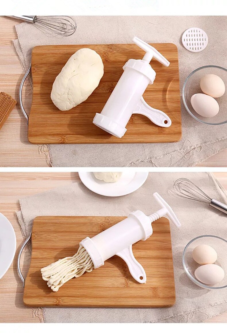 Máquina Manual para hacer pasta, fabricante de fideos, prensa de plástico, OK 0667, 1 unidad