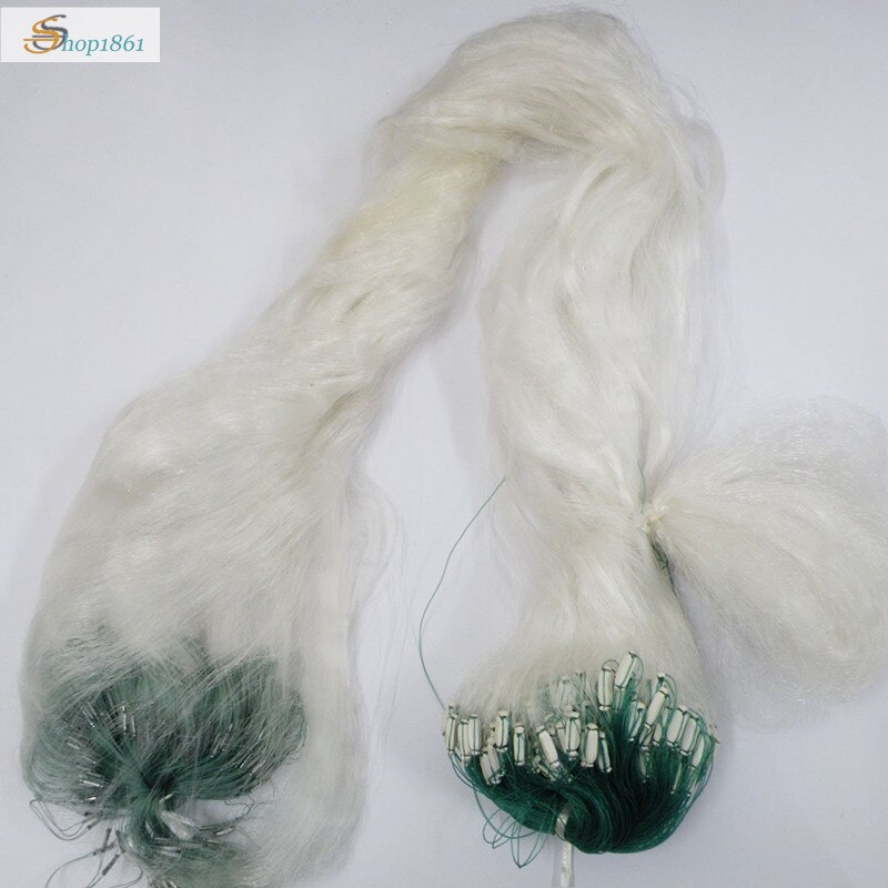 65M*1.8M 3Layers Monofilament Fishing Fish Gill Net Netting with Float Durable