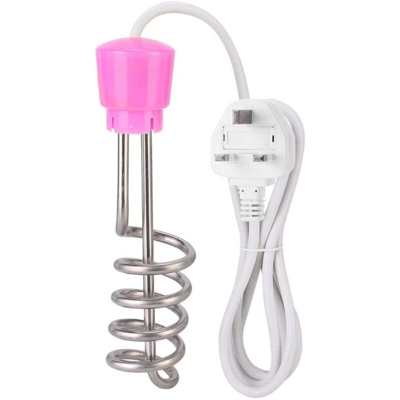 Calentador de agua flotante eléctrico en espiral, elemento de calefacción A9LB portátil, Apagado automático: UK