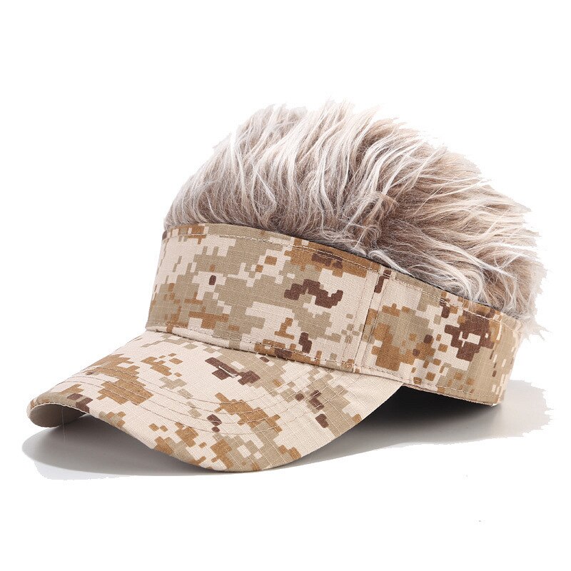 Stil paryk camouflage baseball cap justerbar snapback cap til mænd og kvinder 151: 1