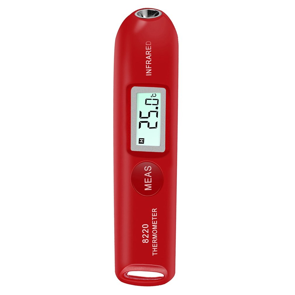 GM320S Mini Infrared Electronic Thermometer Portable Non-Contact Temperature Meter Home Office Temperature Meter: red