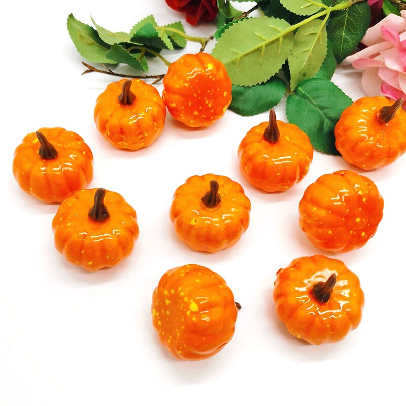 Decorative Pumpkin Halloween Props Faux Vegetables Pretend Play Photography Food Props Shop Party Halloween Kindergartens Decors