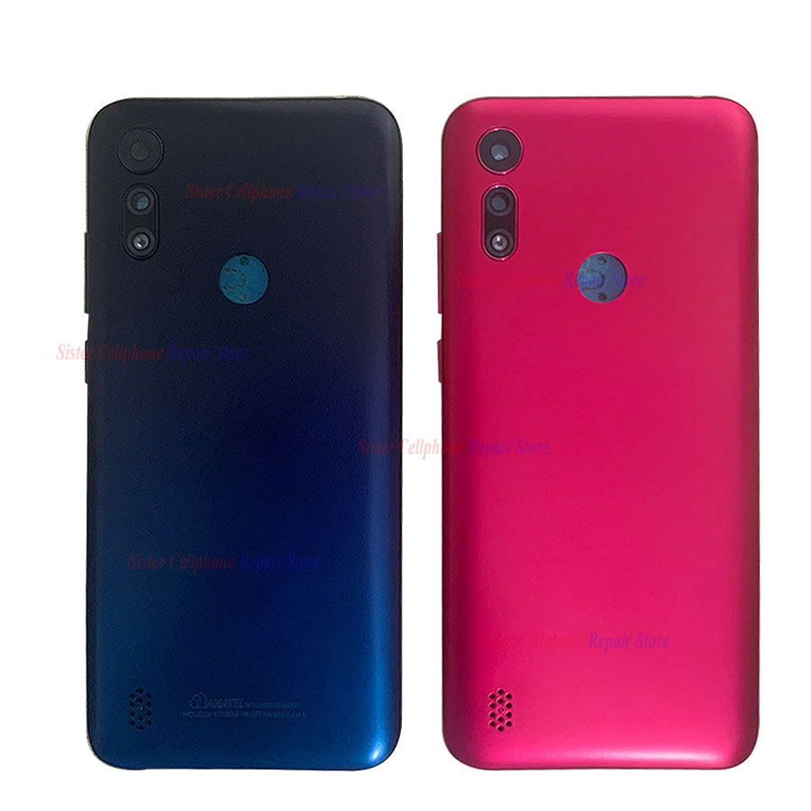 6.1 "nuovo per Motorola Moto E6S coperchio batteria posteriore pannello posteriore custodia custodia parti di riparazione per Moto E6s 2020 alloggiamento posteriore