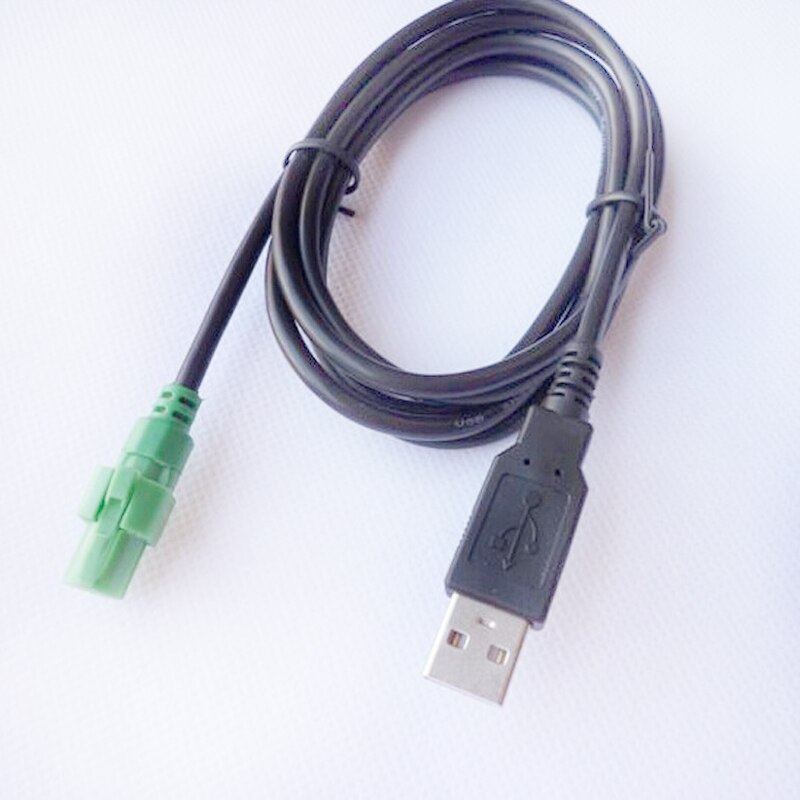 Biurlink 150 Cm/20 Cm Auto Usb Naar 4Pin Plug Standaard Usb-kabel Adapter Voor Volkswagen Bmw Skoda Radio