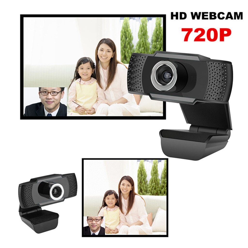 USB 2.0 HD 720P MegapixelsWebcam Camera with MIC Webcam Camera Online Education for Computer PC Laptops Desktop: Default Title