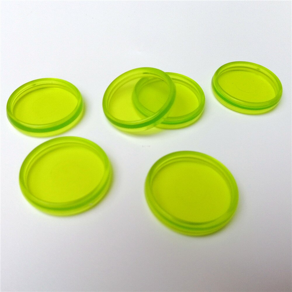 10 Pcs Kleurrijke Paddestoel Gat Disc-Binding Losbladige Boek Binding Ringen Ronde Cirkel Notebook Binding Gereedschap Kantoorbenodigdheden: green