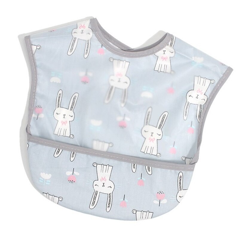 EVA Waterproof Baby Bibs Sleeveless Baby Boys Girls Bib Kids Fox Dinosaur Cactus Baby Feeding Bibs with Pocket Child Apron Smock: 13