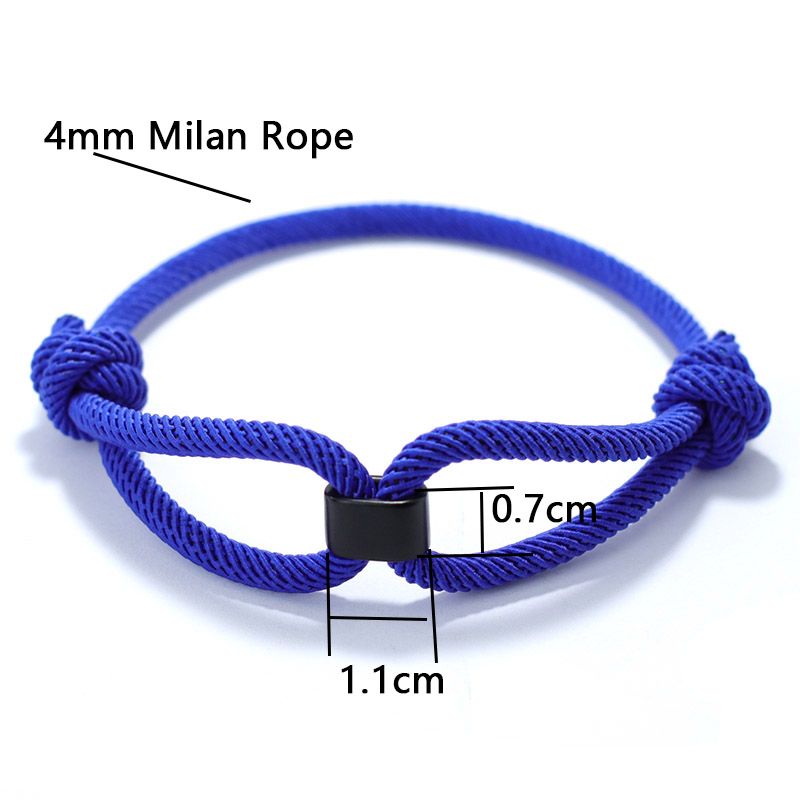 Pulsera con nudo infinito para hombre y mujer, Brazalete ajustable para supervivencia al aire libre, playa, Surf, tejido a mano, hilo rojo