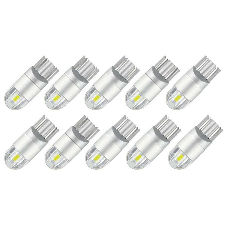 10x Super White T10 3030 2SMD LED HighPower Interior Light Bulb W5W 194 168 6W