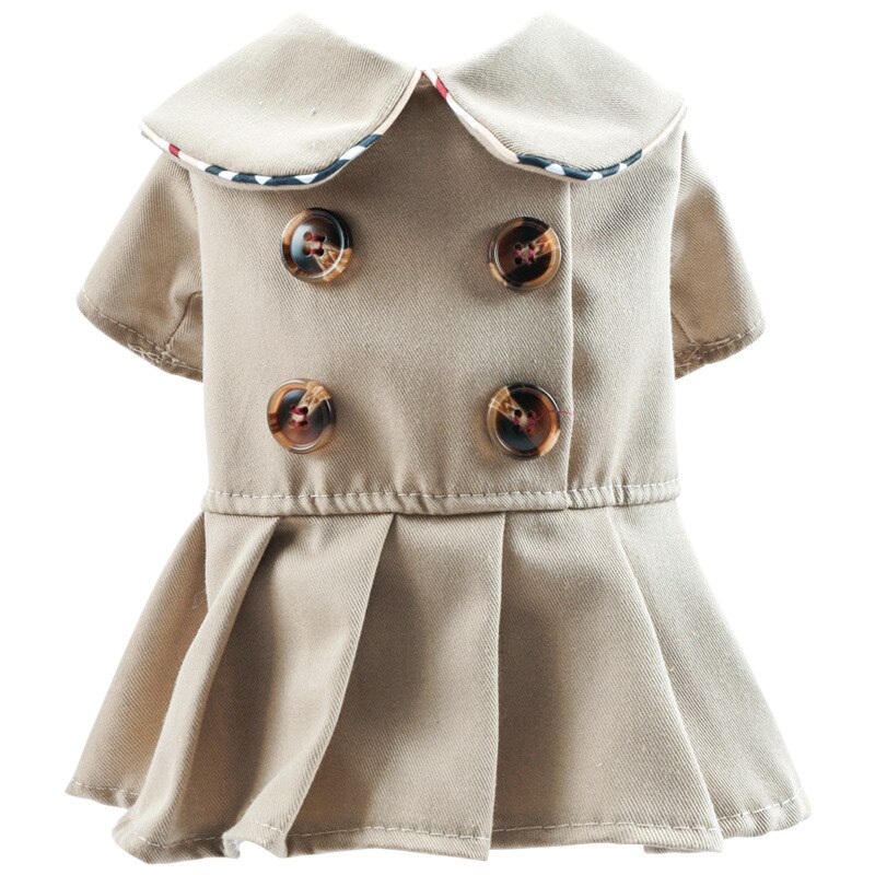 Hund Kleider Für Kleine Hunde Luxus Sommer Frühling Party Mädchen Junge Hochzeit Haustier Welpen Kleidung XS XL Chihuahua Katze Outfit zubehör: khaki 4 / XS