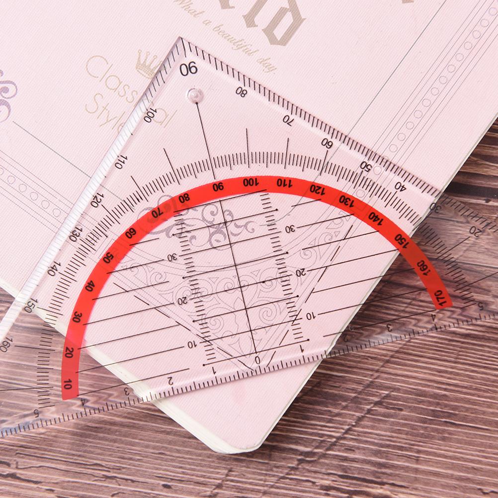 15cm Multi-function Square Triangle Scale Engineering Ruler Stationery Office Students Protractor Measurement Rulers