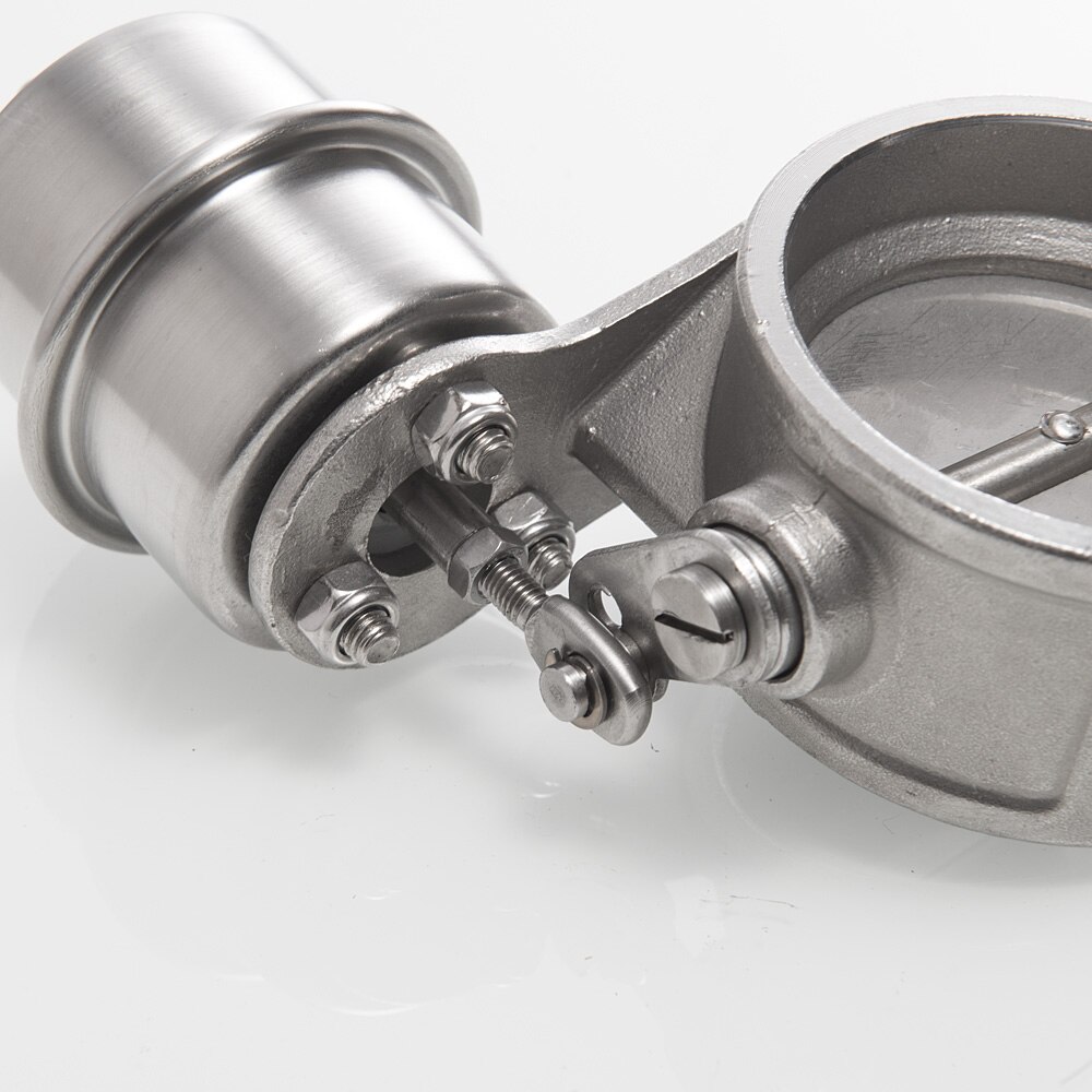 Stainless Steel Exhaust Control Valve Set Boost Actuator CLOSED Style 63mm Pipe Pressure:about 1 BAR HU-CUT63-CL-BOOST