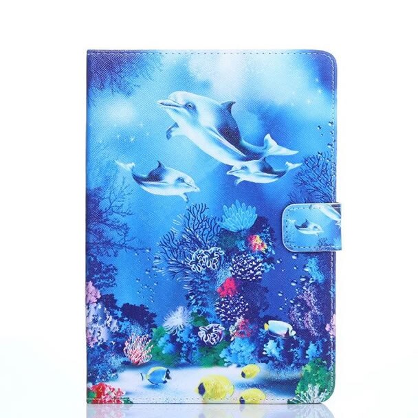 Universal Cartoon Pu Leather Stand Case Cover For Huawei MediaPad M6 M5 T5 M3 M2 T3 T2 T1 10.8" 10.1" 9.6" inch Tablet: Pic 3