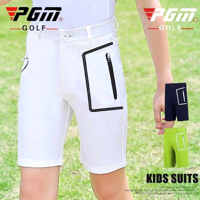 PGM Kinder Golf Shorts Jungen Zipper Beiläufige Bequeme Shorts mit Taschen Junge Taste Forn Kurze Hosen Kleidung D0796