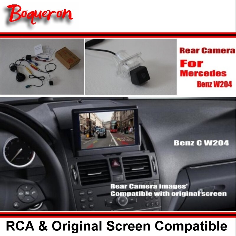 Auto Achteruitrijcamera Sets Voor Mercedes Benz C Klasse W204 2007 ~ / Back Up Reverse Camera/rca & Originele Screen