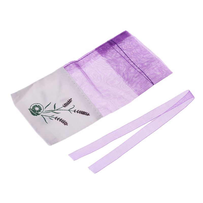 Lavendel Zakje Lege Zak Mesh Stiksels Beam Pocket Voor Opslag Droge Bloemen Zaden